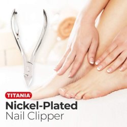 Titania Nail Clippers 10.5cm Hardened Nickel-Plated