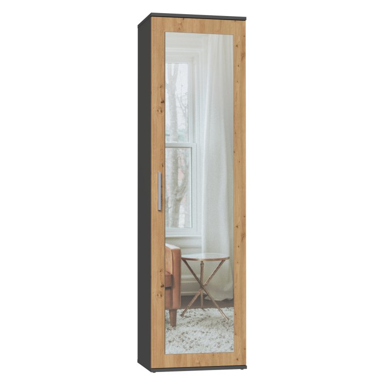 Topeshop DUO SZAFA ANT/ART KP bedroom wardrobe/closet 2 shelves 1 door(s)