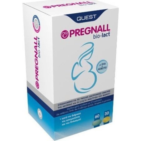 Quest Pregnal Bio Lact Dietary Supplement During Pregnancy 30 Capsules And 60 Tablets