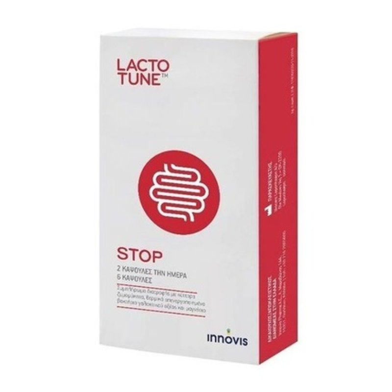 Lactotune Stop Supplement For Preventing Acute Diarrhea 6 Capsules