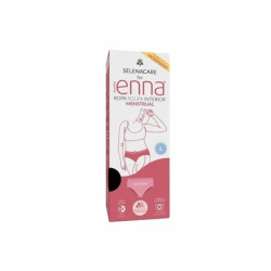 Enna Enna Menstrual Brief Hipster Black Moderate Flow Size L Day & Night
