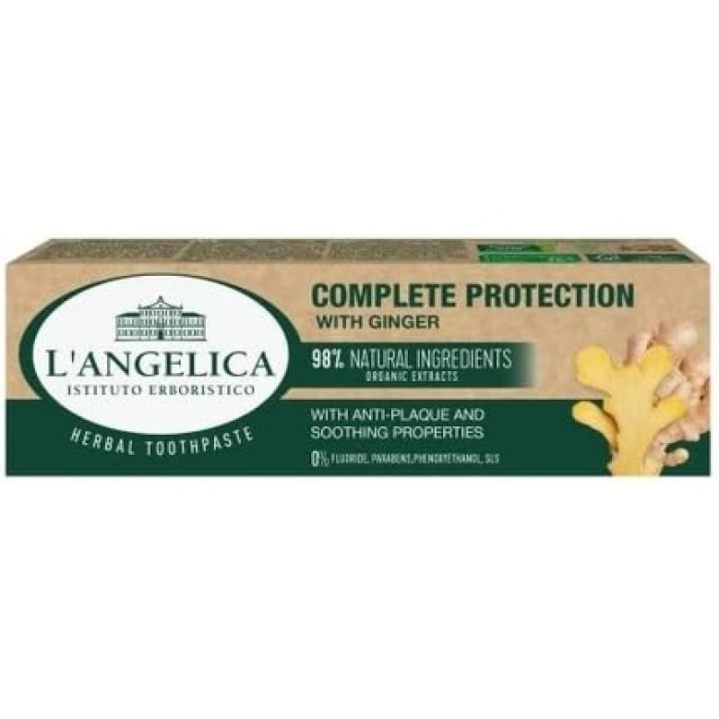 L'Angelica Full Protection Toothpaste with Ginger 75ml