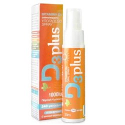Bioplus Bioplus Spray D3 Plus K2 1000iu/Spray, Apricot Flavor, 30ml, 240 Sprays