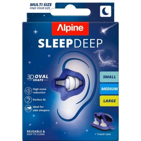 Alpine Sleepdeep Multisize Earplugs Sml By Alpine