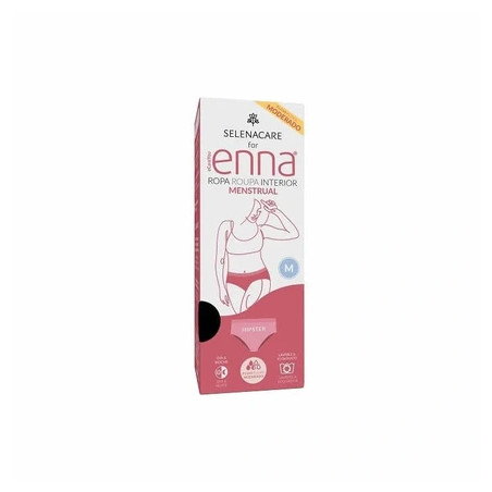 Enna Enna Menstrual Brief Hipster Black Moderate Flow Size M Day & Night