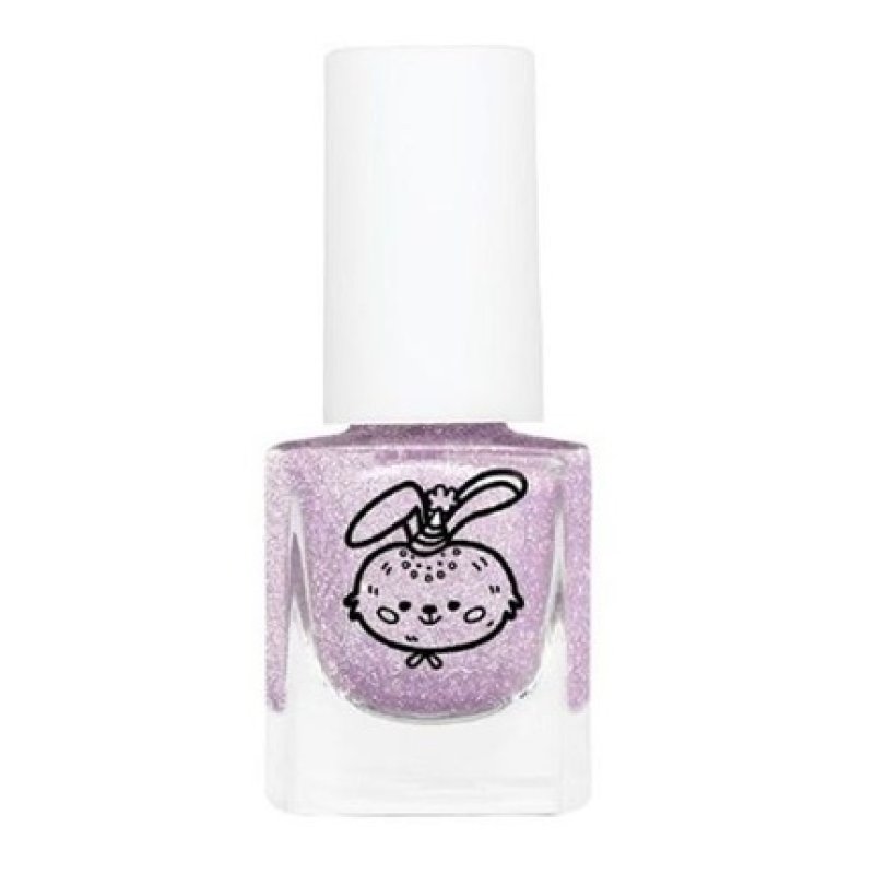 Mia Cosmetics Kids Fantasy Bunny Nail Polish - Purple With Glitter, 5ml