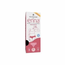 Enna Enna Menstrual Brief Hipster Black Moderate Flow Size S Day & Night