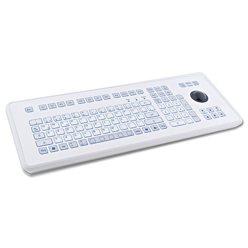 GETT TKS-105c-TB38-KGEH-USB-DE clavier QWERTZ Allemand Blanc