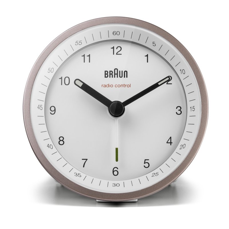 Braun BC07 Quartz alarm clock Pink, White