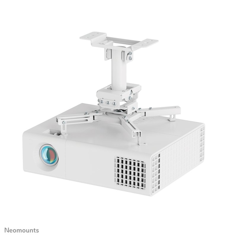Neomounts CL25-530WH1 Support de plafond pour vidéoprojecteur - h25.5 cm - installation facile - orientable