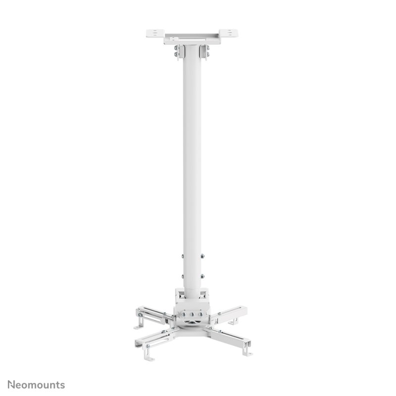Neomounts CL25-550WH1 Beamer ceiling mount - h 74,5-114,5 cm - easy-install - full motion