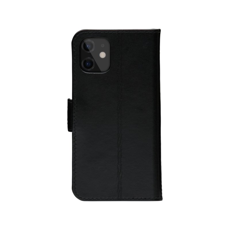 dbramante1928 Copenhagen Slim - Flip-Hlle fr Mobiltelefon - genarbtes Leder - Schwarz - fr Apple iPhone 12 mini