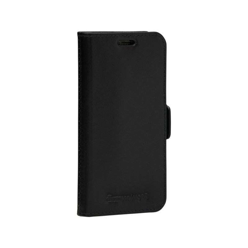 dbramante1928 Copenhagen Slim - Flip-Hlle fr Mobiltelefon - genarbtes Leder - Schwarz - fr Apple iPhone 12 mini