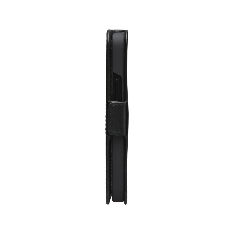 dbramante1928 Copenhagen Slim - Flip-Hlle fr Mobiltelefon - genarbtes Leder - Schwarz - fr Apple iPhone 12 mini