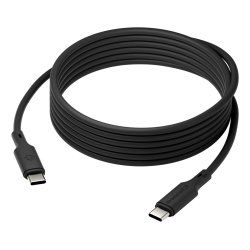 dbramante1928 IT - USB-Kabel - 24 pin USB-C (M) zu 24 pin USB-C (M) - 3 m - USB-Stromversorgung (100 W) - Schwarz
