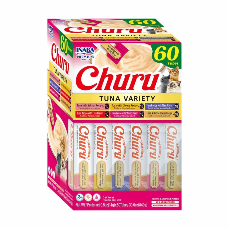INABA Churu Variety box Tuna - cat treats - 60 x 14g