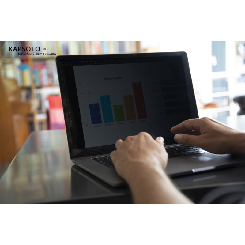 KAPSOLO 2-Way Adhesive Privacy Screen/Privacy Filter f/ Lenovo ThinkPad X1 Nano Gen.1