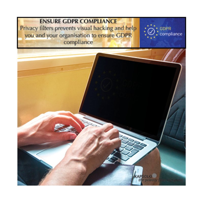 KAPSOLO 2-Way Adhesive Privacy Screen/Privacy Filter f/ Lenovo ThinkPad X1 Nano Gen.1