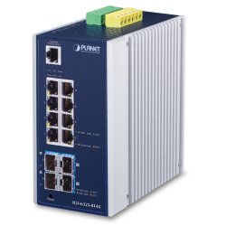 PLANET Industrial L3 8-Port 1000T 4-Port 10G SFP 