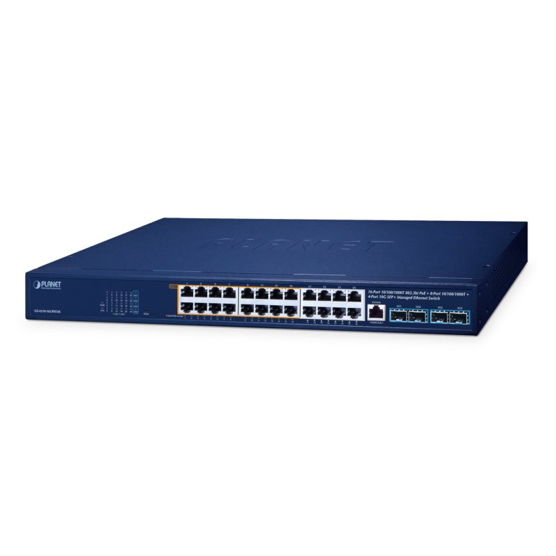 PLANET GS-4210-16UP8T4X commutateur réseau Géré L2/L4 Gigabit Ethernet (10/100/1000)
