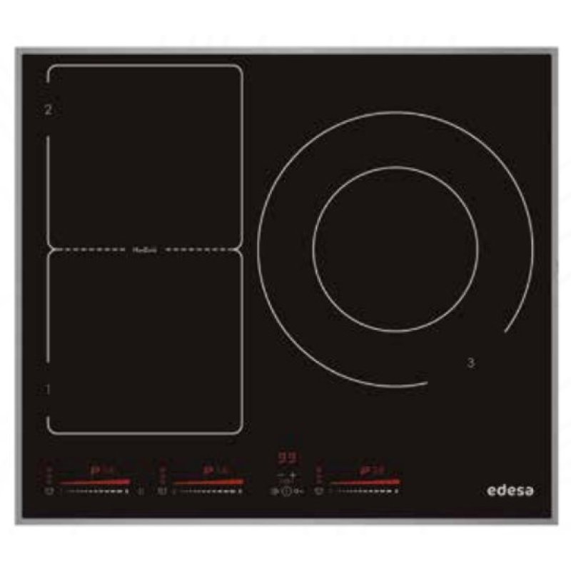 Edesa EIM-6330 HT A Noir Intégré Plaque avec zone à induction 3 zone(s)