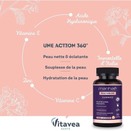 Manhae Sublime Skin Gummies for Clear Skin and Skin Suppleness