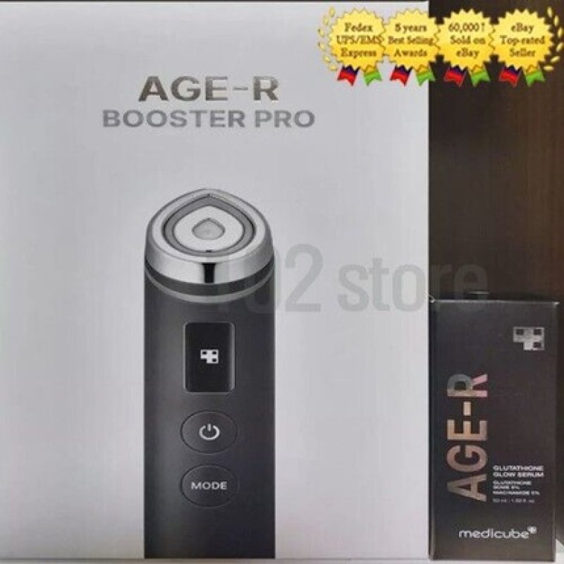 Medicube Age-R Booster Pro Skin Care Device with Glutathione Serum