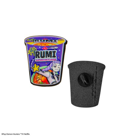 Cinereplicas - Kpop Demon Hunters - Rumi Superstar Flavor Noodles Pin Badge