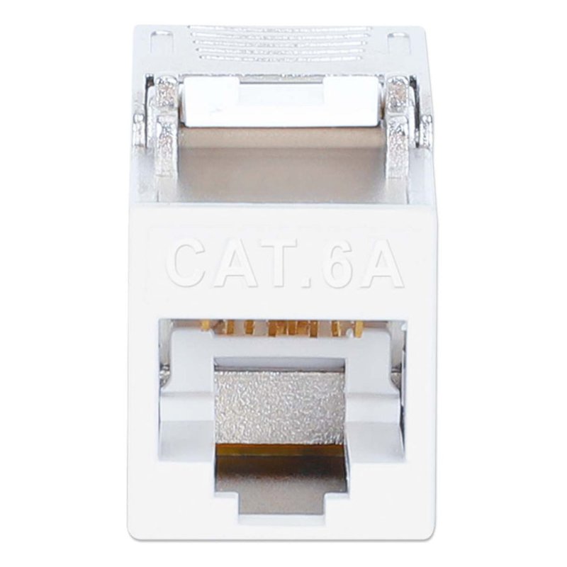 INTELLINET Cat6a 10G STP Keystone-Modul weiß