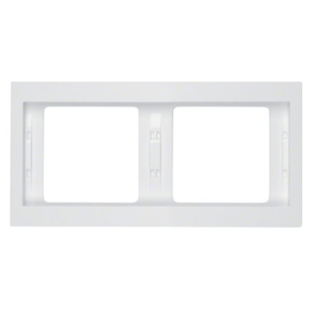 Hager 13637009 wall plate/switch cover White