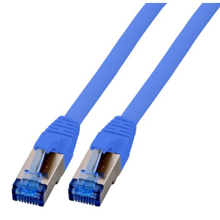 EFB Elektronik K5525FBL.1 câble de réseau Bleu 1 m Cat6a S/FTP (S-STP)