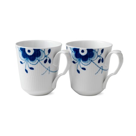 Royal Copenhagen - Blue Fluted Mega Mugs - 38 cl - Set of 2