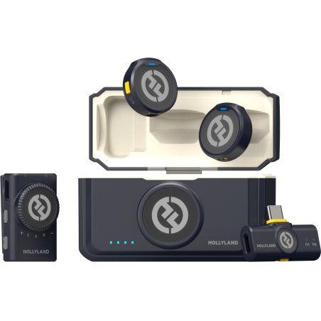 Hollyland - LARK M2 Mini Microphone Combo with Camera RX USB-C RX