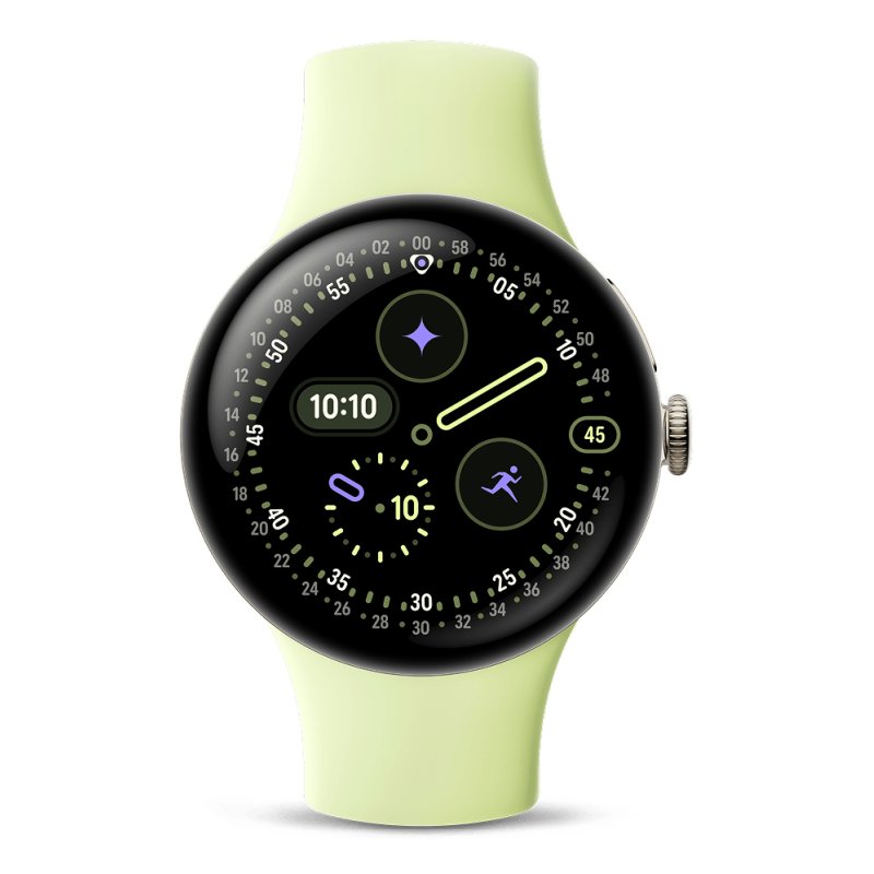 Google Pixel Watch 4 AMOLED 41 mm Numérique Écran tactile Or Wifi GPS (satellite)