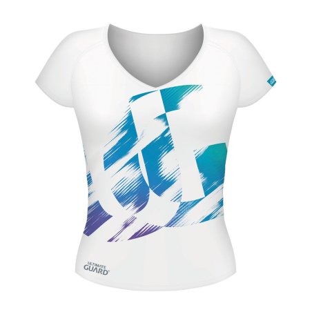 Ultimate Guard Ladies T-Shirt UG Distressed White Size L