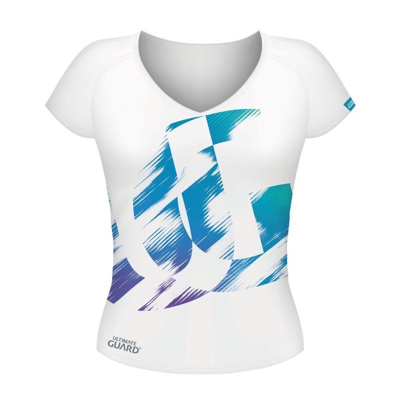 Ultimate Guard Ladies T-Shirt UG Distressed White Size L