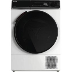 Sharp KD-WNHB8S9GWC sèche-linge Pose libre Charge avant 8 kg Blanc