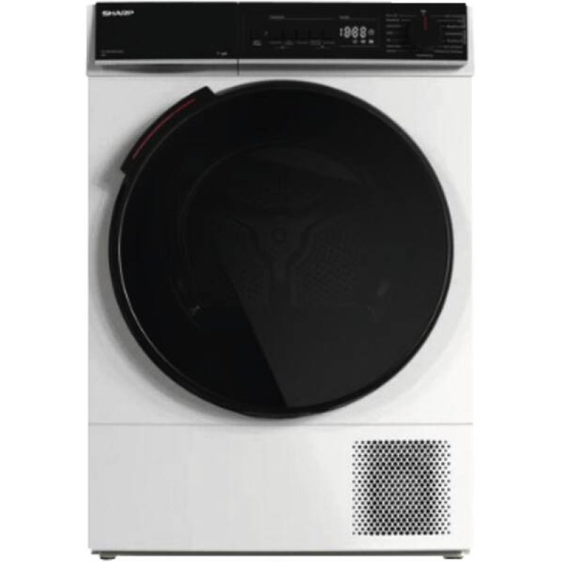 Sharp KD-WNHB8S9GWC sèche-linge Pose libre Charge avant 8 kg Blanc