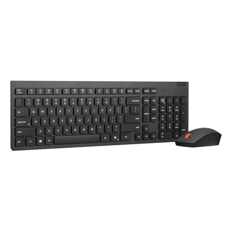 Lenovo 4X31R64484 keyboard Mouse included Office RF Wireless Spanish Black