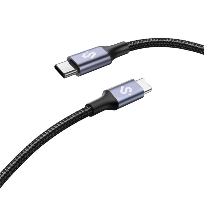 SUBBLIM SUBCAB-C10002 câble USB USB 2.0 2 m USB C Noir