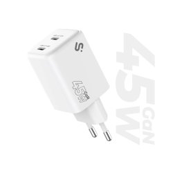 SUBBLIM SUBCHG-6G4520 mobile device charger Universal White AC Fast charging
