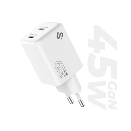 SUBBLIM SUBCHG-6G4520 mobile device charger Universal White AC Fast charging
