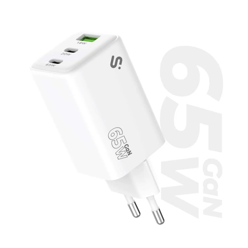 SUBBLIM SUBCHG-6G6530 chargeur d'appareils mobiles Universel Blanc Secteur Charge rapide Intérieure
