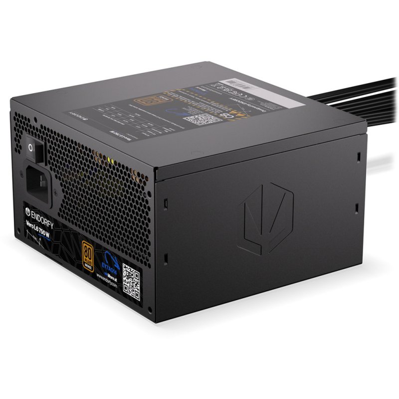 Endorfy Vero L6 Bronze 750W ATX EY7A014 (schwarz, 1x 12-Pin High Power GPU, 2x PCIe, 650 Watt)