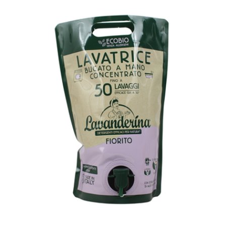 Lavanderina Ecobio Washing Machine And Hand Laundry Concentrate Floral Scent 2000 Milliliters