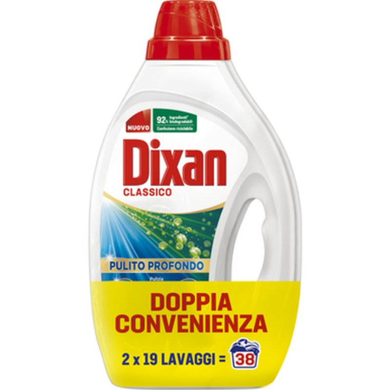 Dixan Classic Liquid Laundry Detergent 2 Pieces For 19 Washes