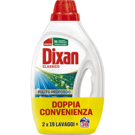 Dixan Classic Liquid Laundry Detergent 2 Pieces For 19 Washes