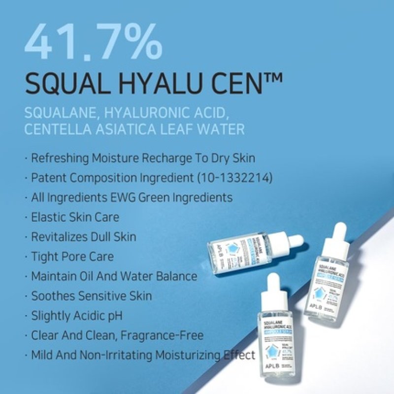 Aplb Squalane Hyaluronic Acid Ampoule Serum 135