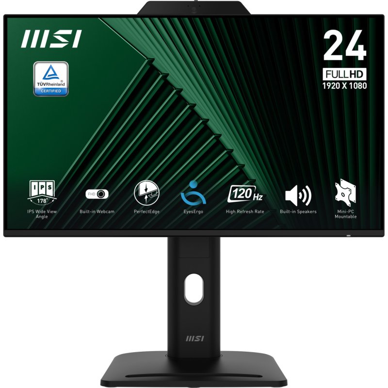 MSI Pro MP242PMG écran plat de PC 60,5 cm (23.8") 1920 x 1080 pixels Full HD LCD Noir