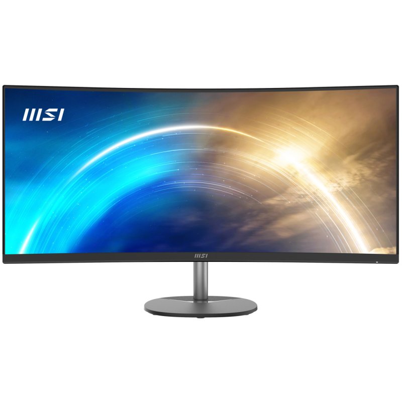 MSI Pro MP341CQ 34 Inch Curved Monitor, 1500R, UWQHD (3440 x 1440), 21:9, 100Hz, VA, 4ms, HDMI, VGA, Built-in Speakers,